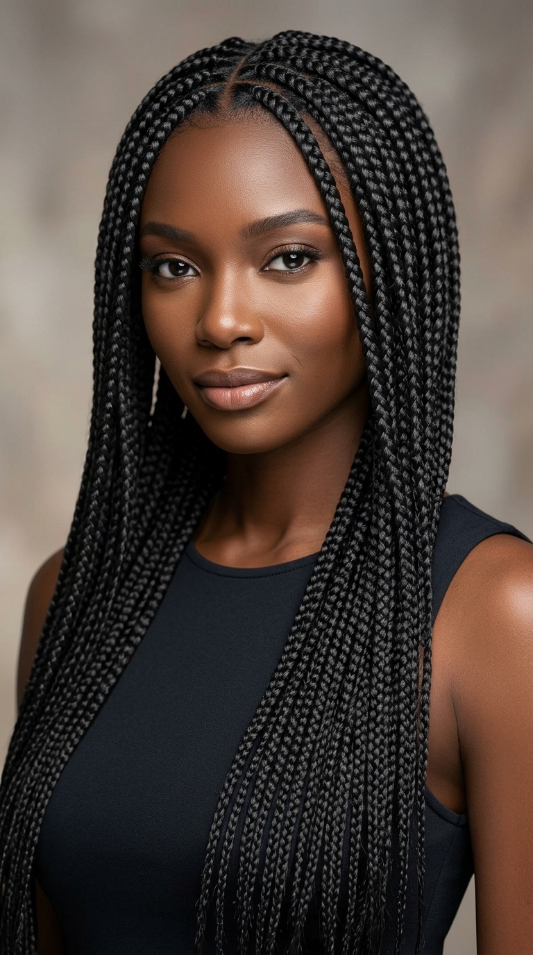 Polished Box Braids