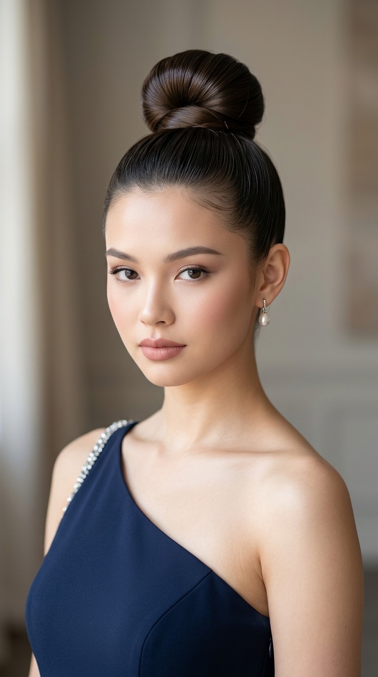 Polished High Ballerina Bun
