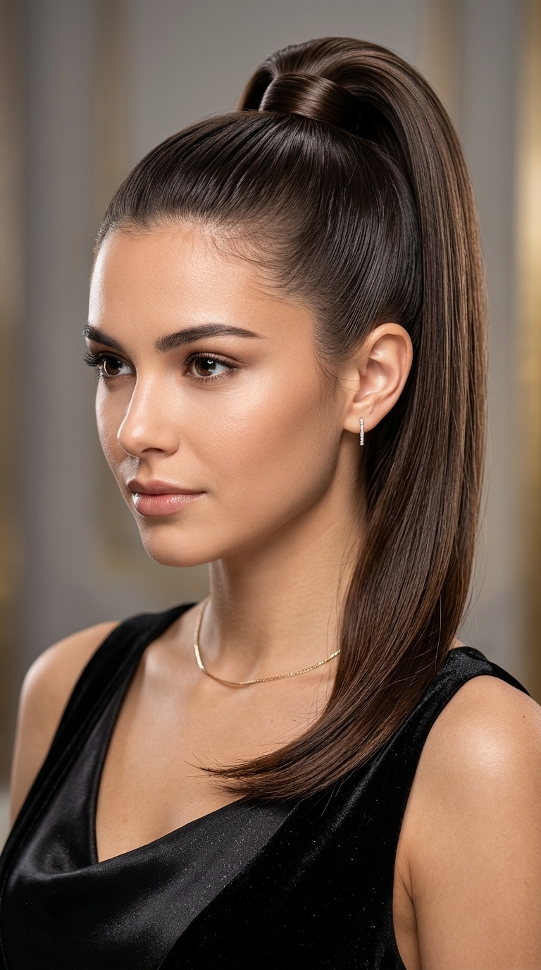 Polished High Ponytail