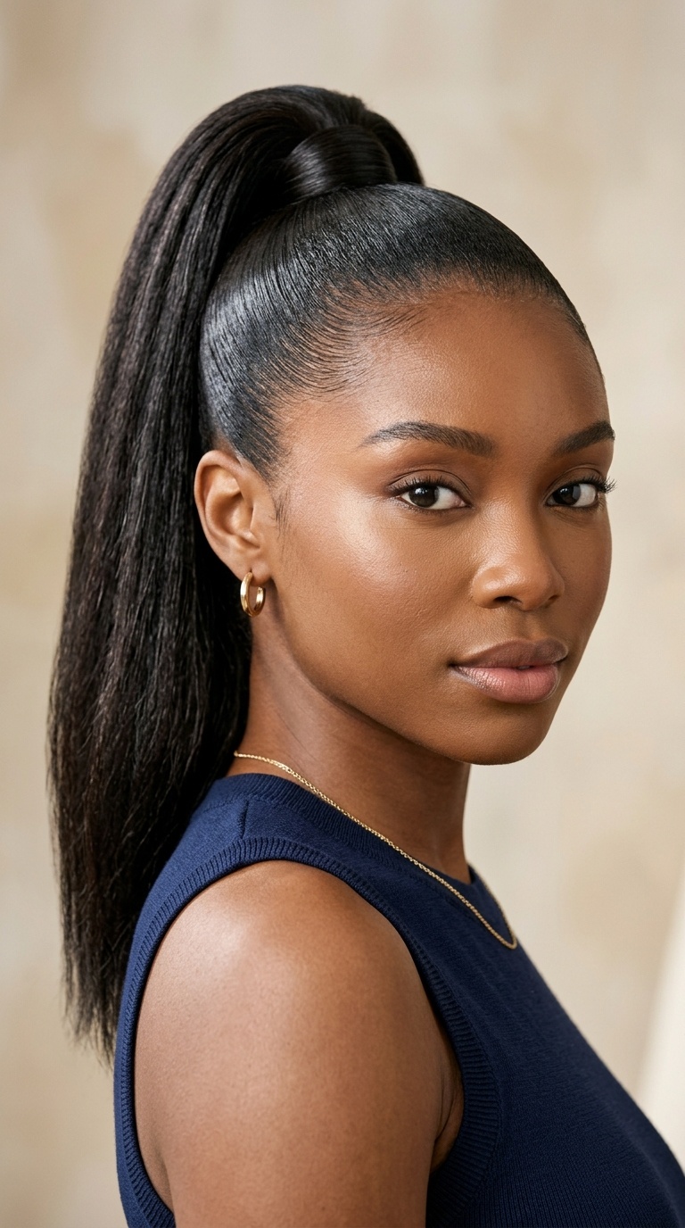 Polished High Ponytail