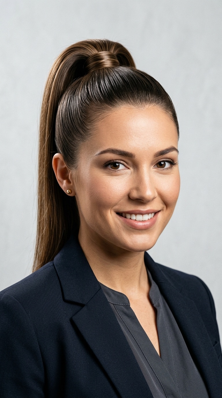 Polished High Ponytail