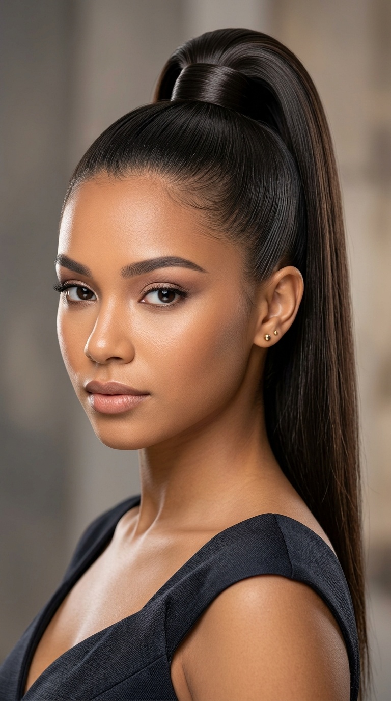 Polished High Ponytail