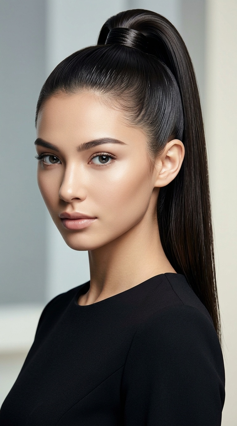 Polished High Ponytail