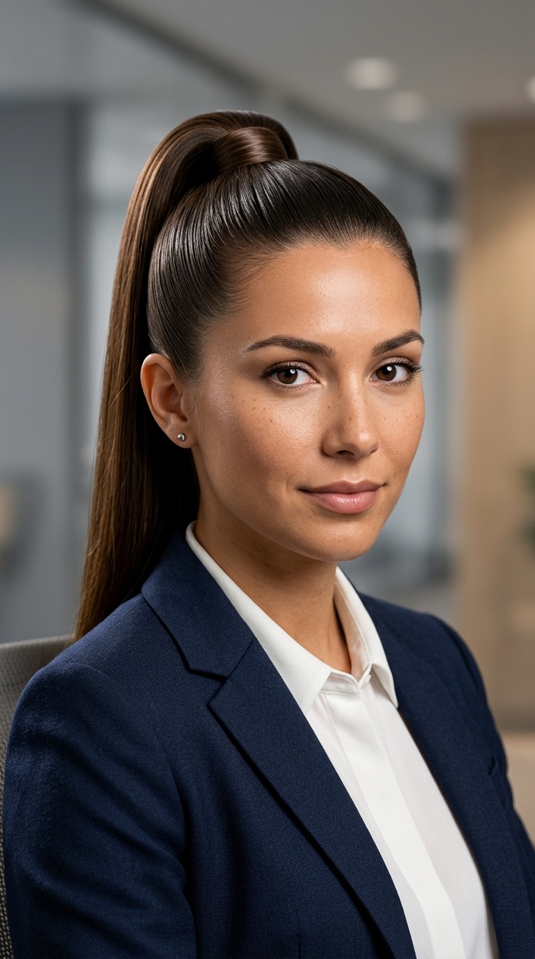 Polished High Ponytail