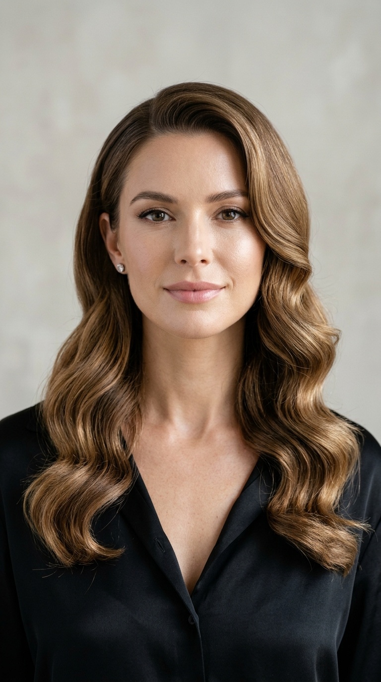 Polished Hollywood Glamour Waves