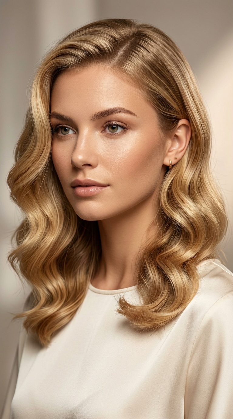 Polished Hollywood Waves