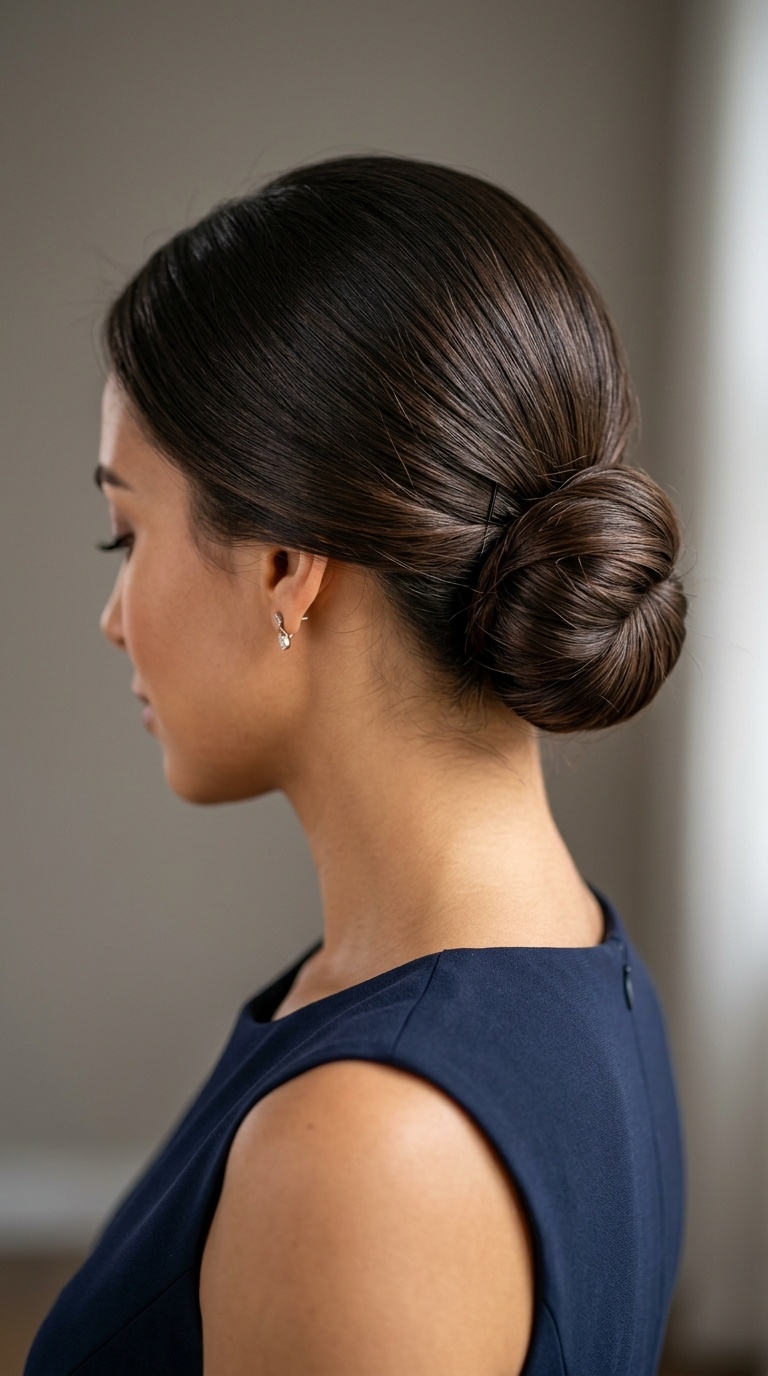 Polished Low Bun