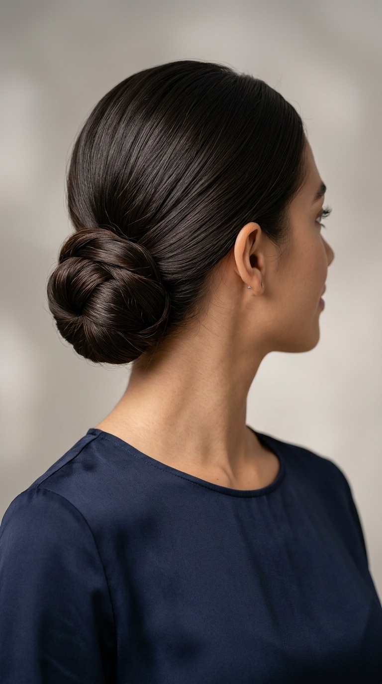 Polished Low Bun