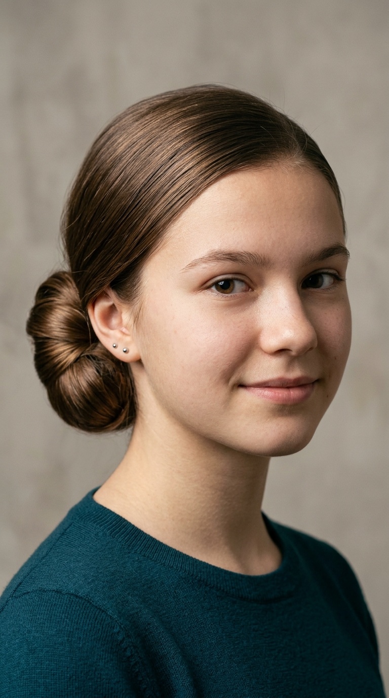 Polished Low Bun