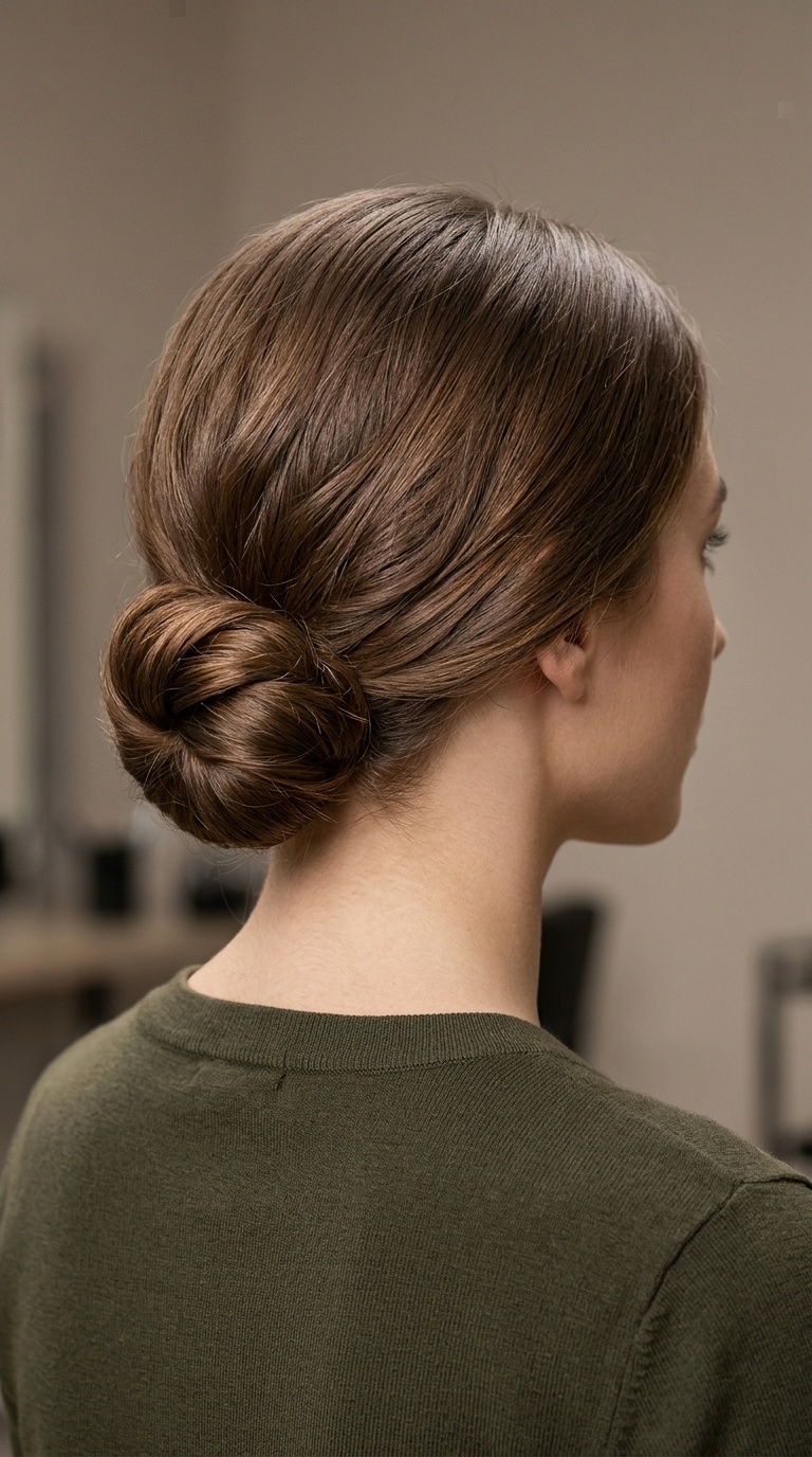 Polished Low Bun