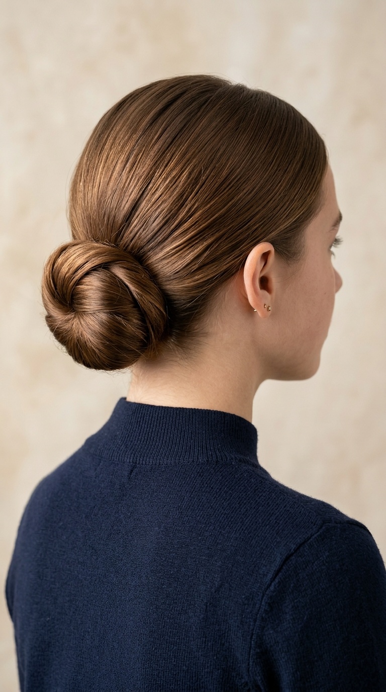 Polished Low Chignon