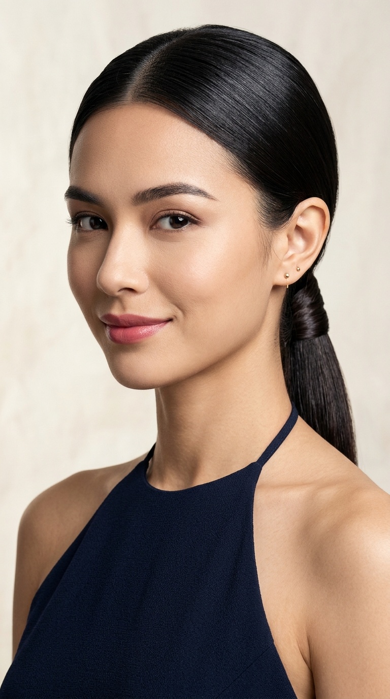 Polished Low Ponytail