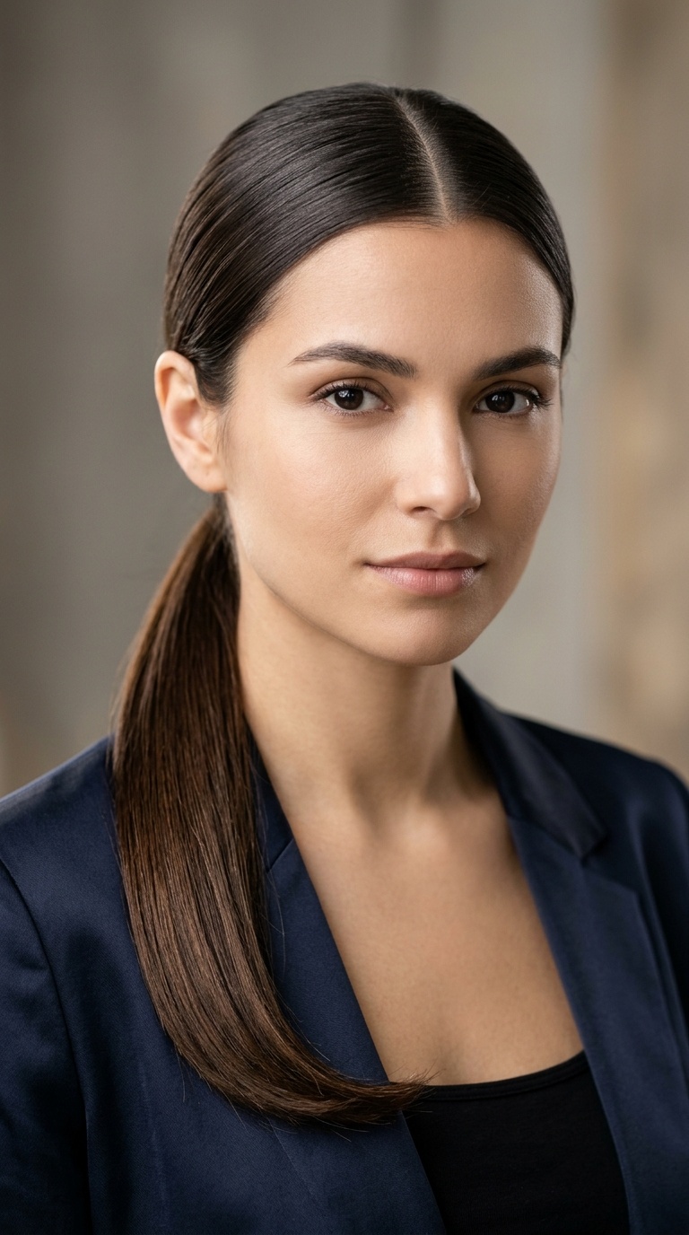 Polished Low Ponytail