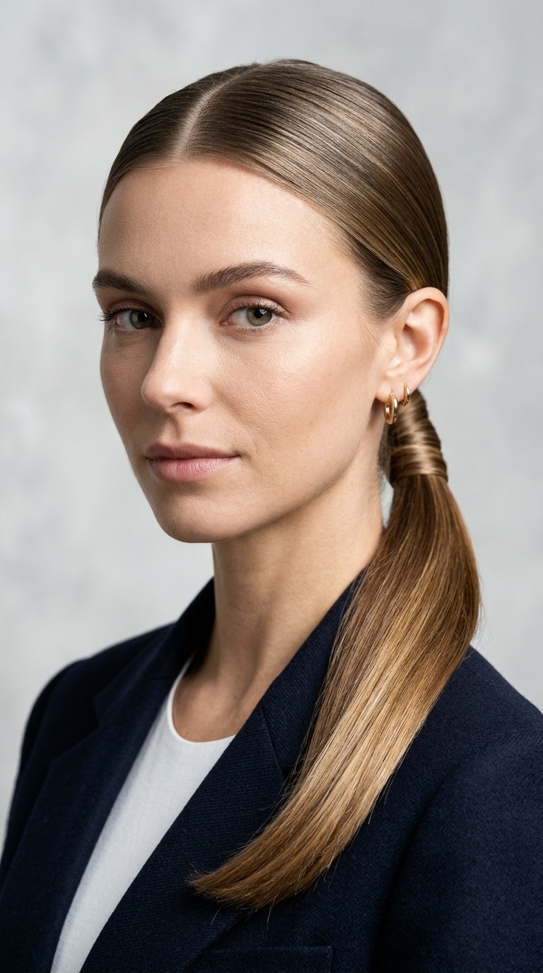 Polished Low Ponytail