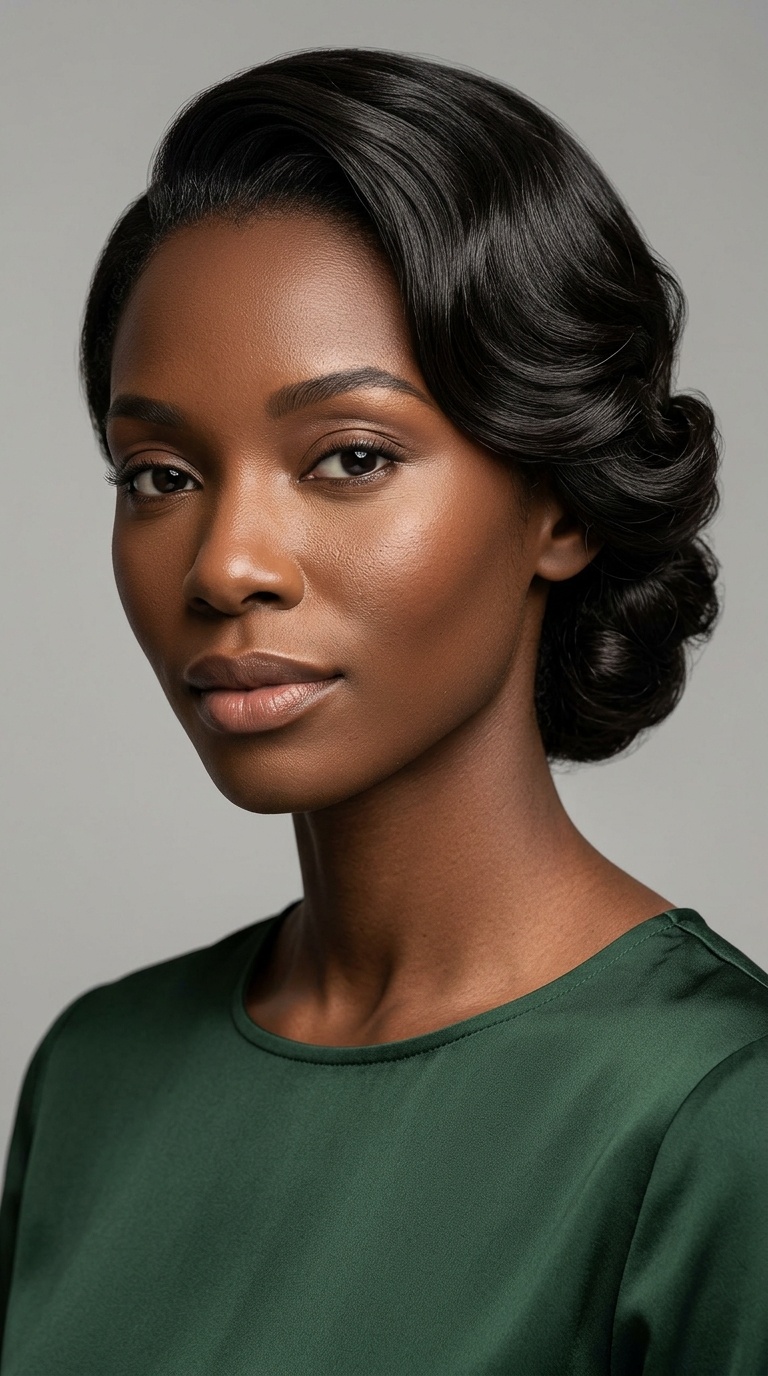 Polished Mid-Level Wavy Wrap