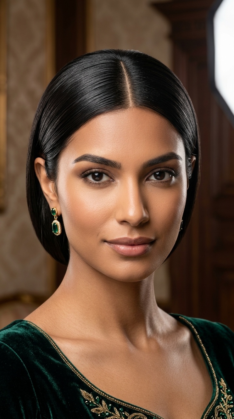 Polished Middle Part