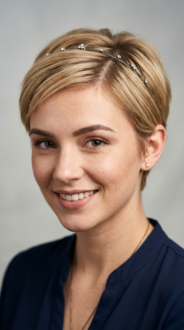 Polished Pixie with Headband