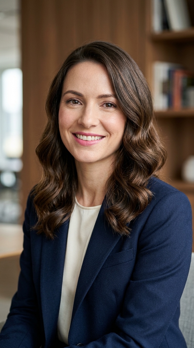Polished Shoulder-Length Waves