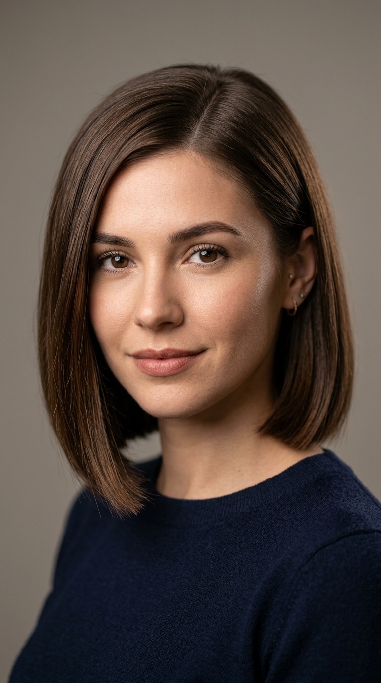 Polished Side-Parted Bob