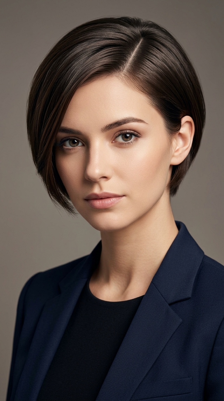 Polished Side-Parted Crop