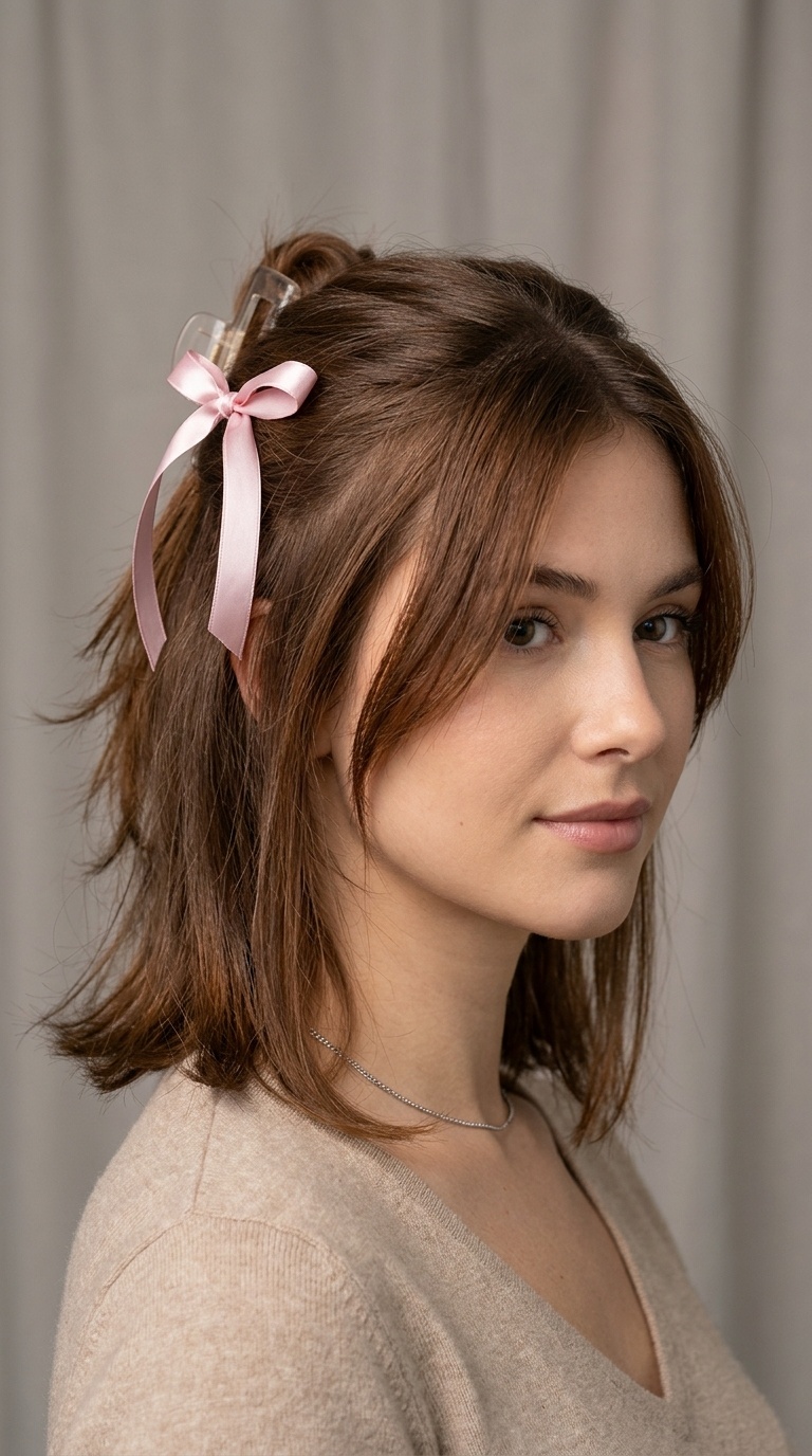 Polished Silk Ribbon Accent