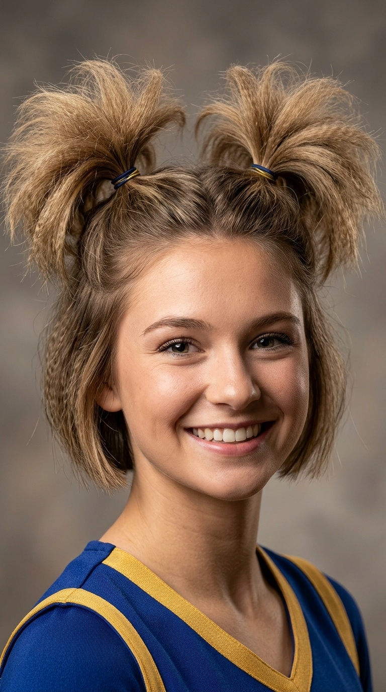 Pom-Pom Inspired Pigtails