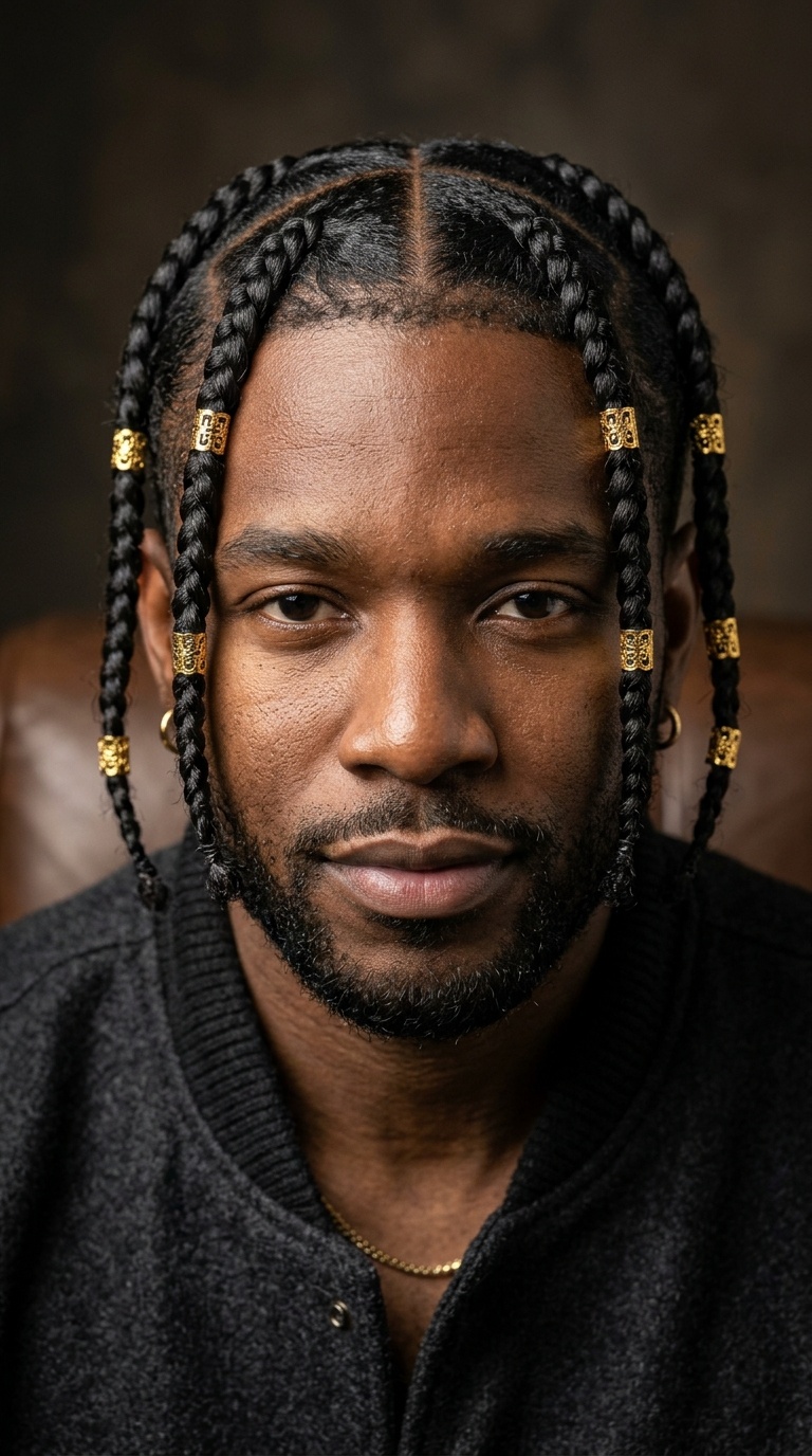Pop Smoke Braids with Cuffs