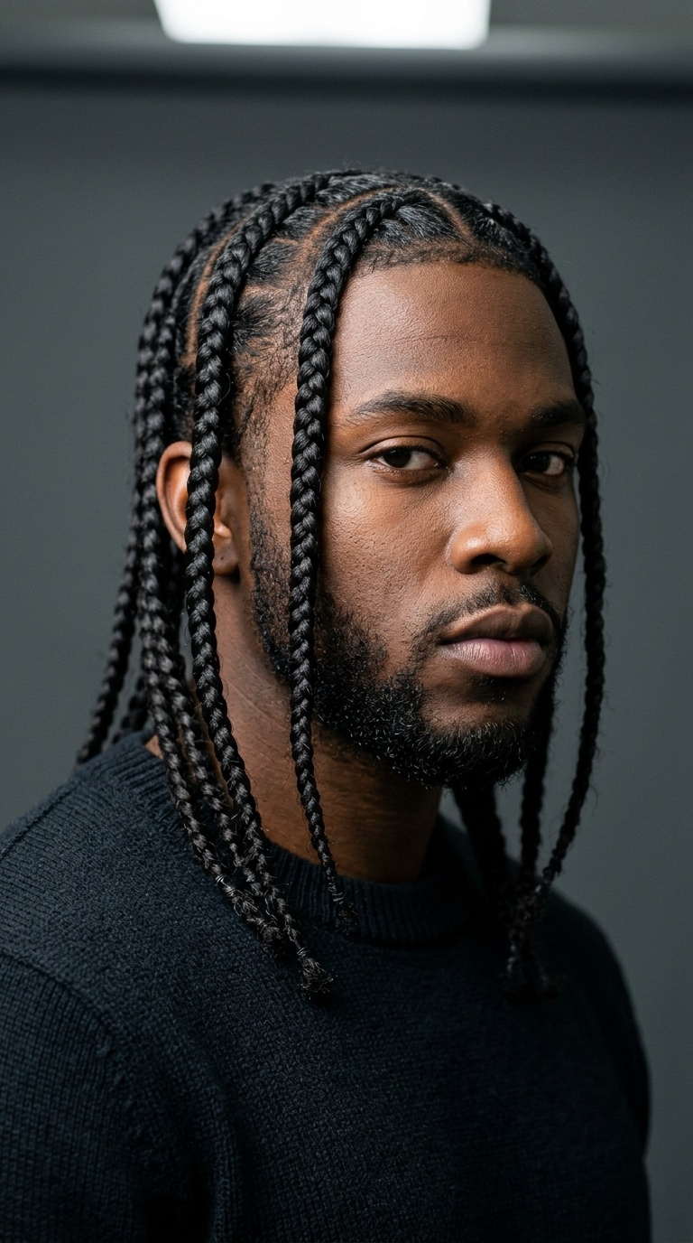 Pop Smoke Inspired Thick Braids
