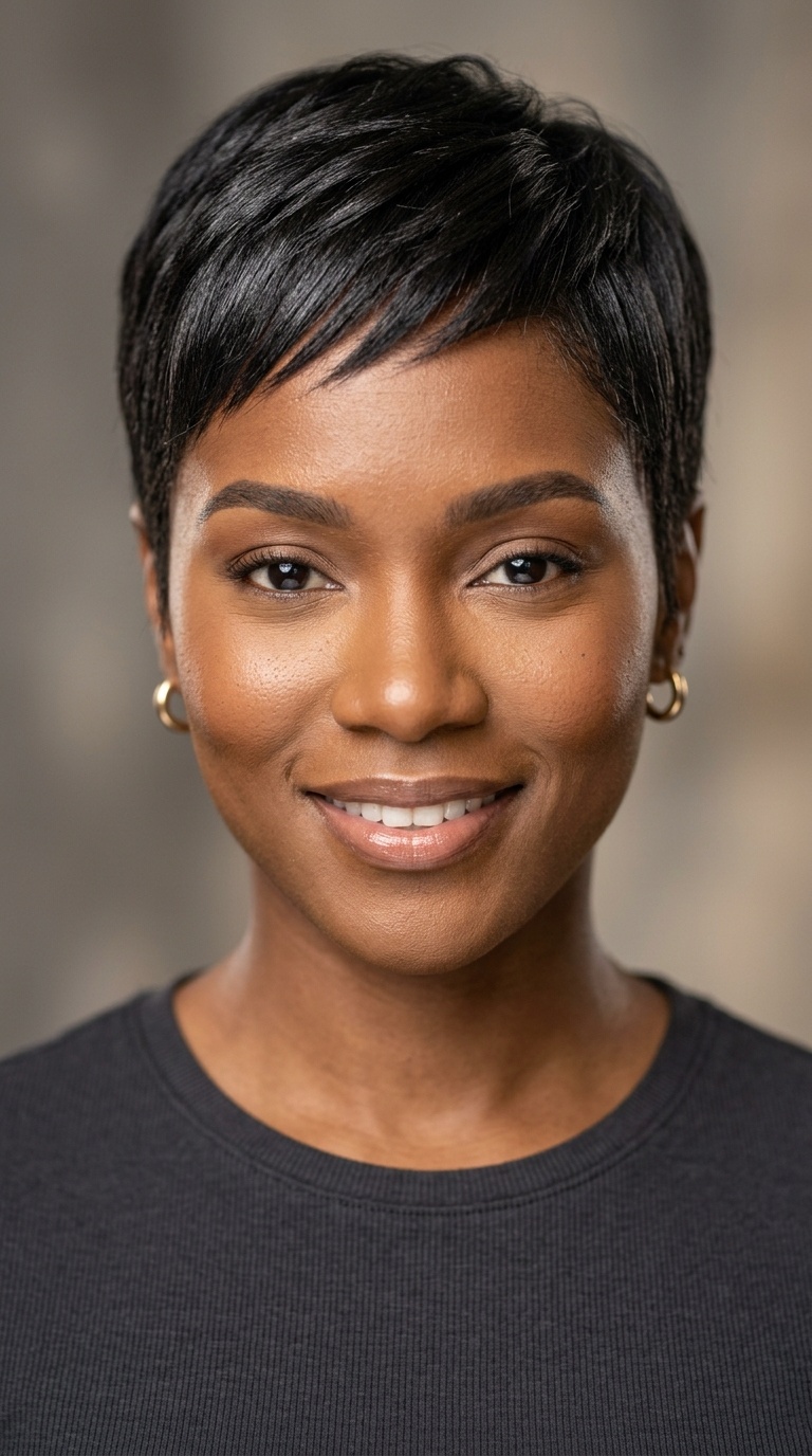 Pressed Pixie Cut