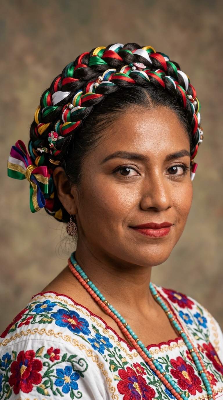 Puebla China Poblana Braids