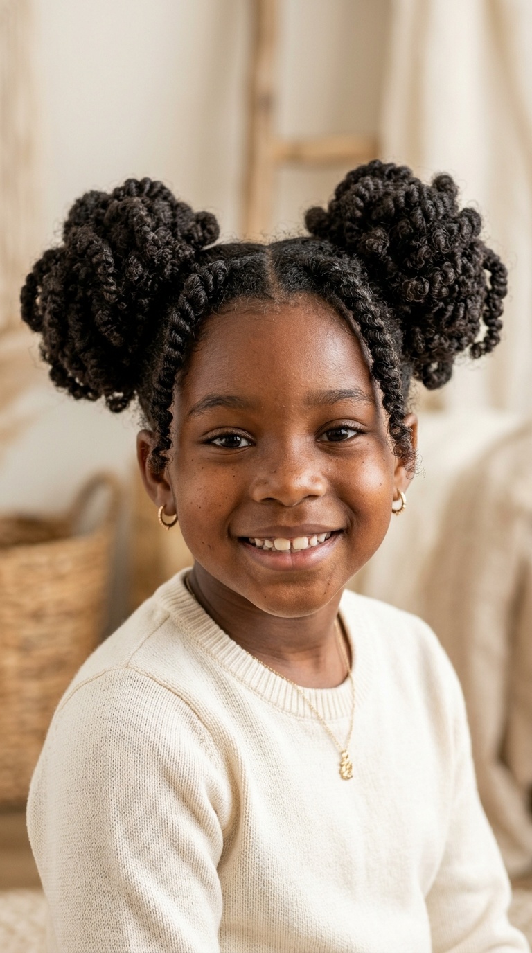 Puffy Twist Buns