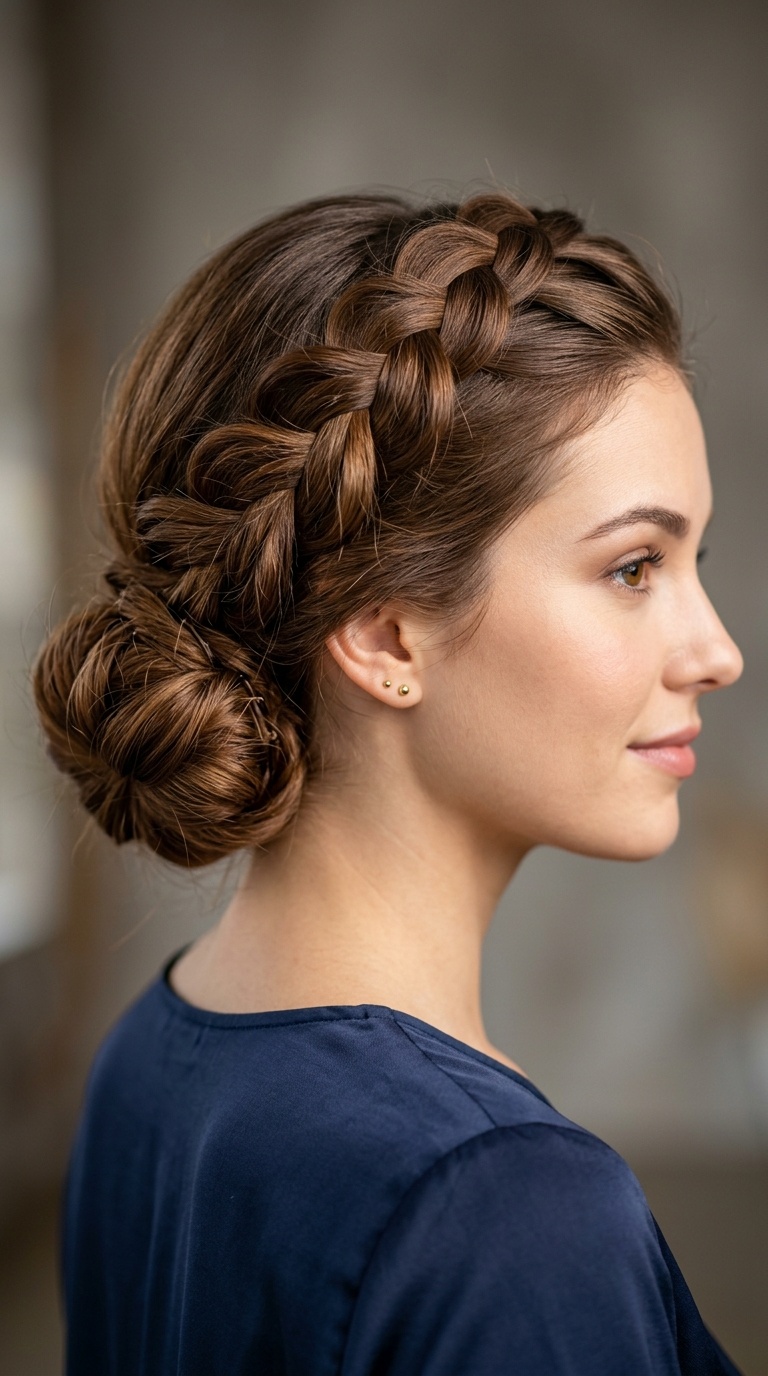 Pull-Through Braid Bun