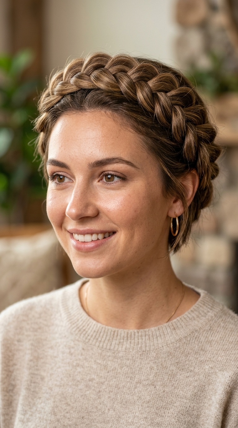 Pull-Through Braid Crown