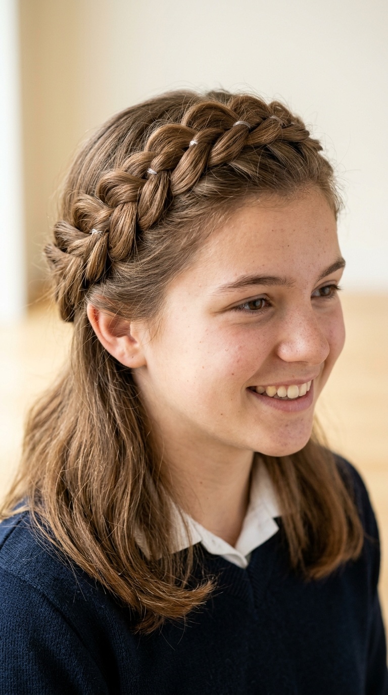Pull-Through Braid Crown