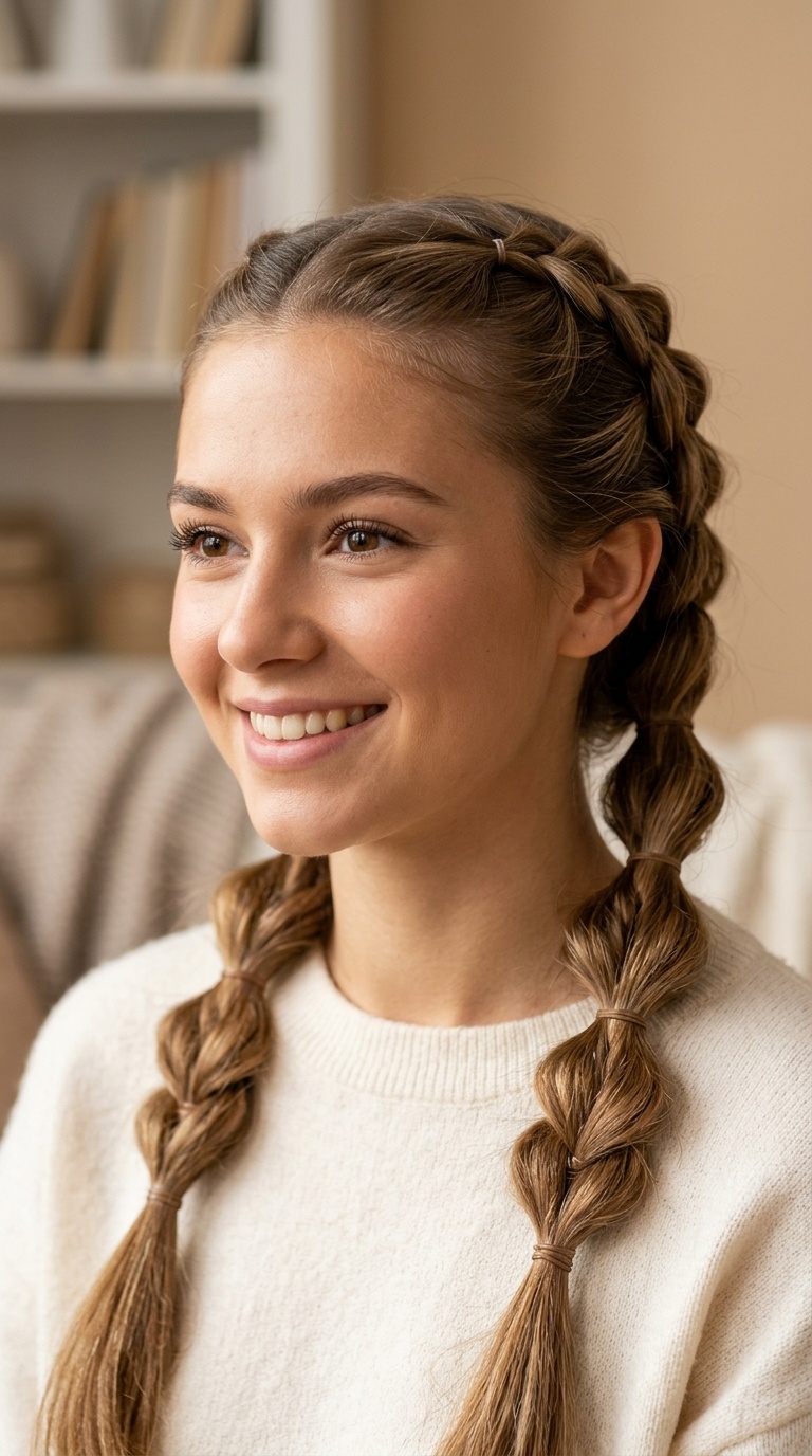 Pull-Through Braid Pigtails