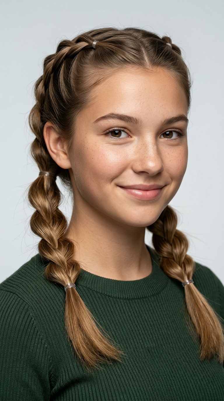 Pull-Through Braid Pigtails