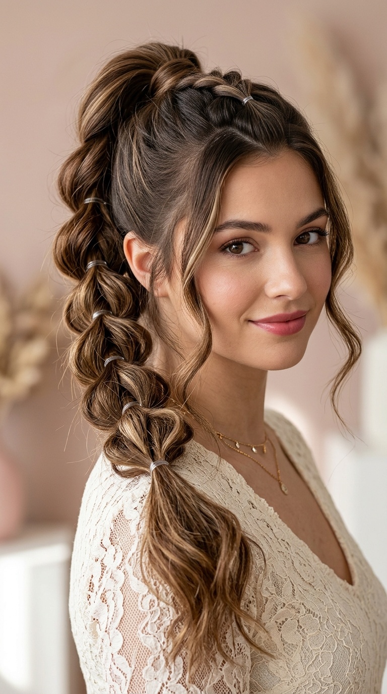 Pull-Through Braid Ponytail