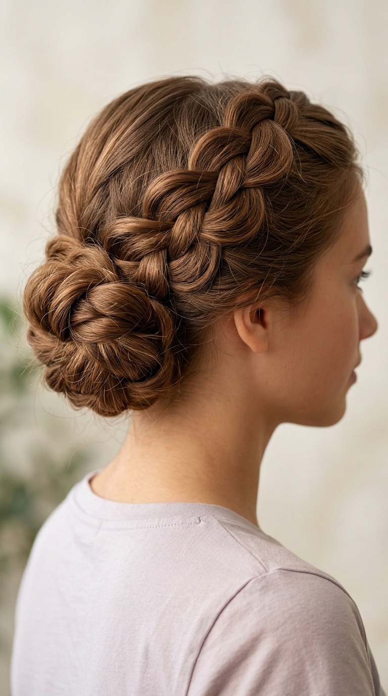 Pull-Through Braid Updo