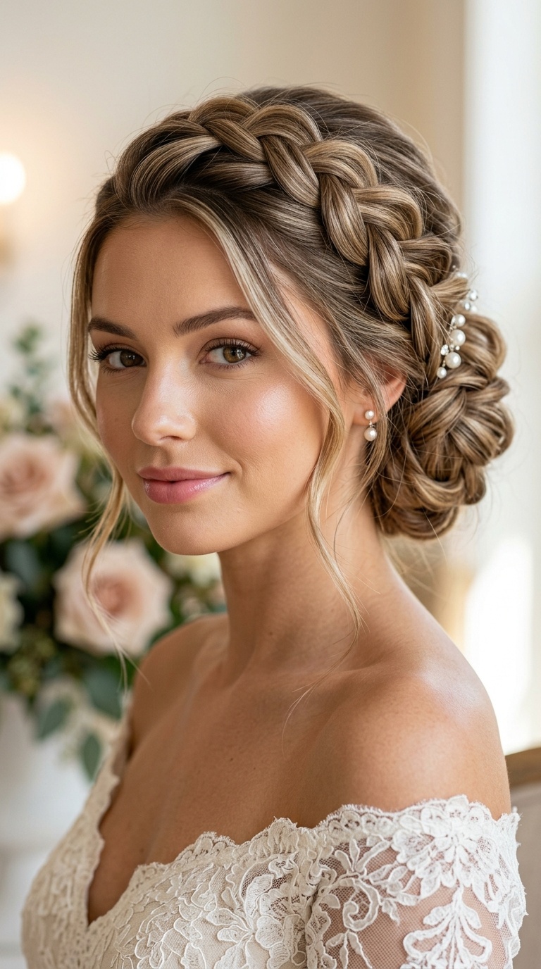 Pull-Through Braid Updo