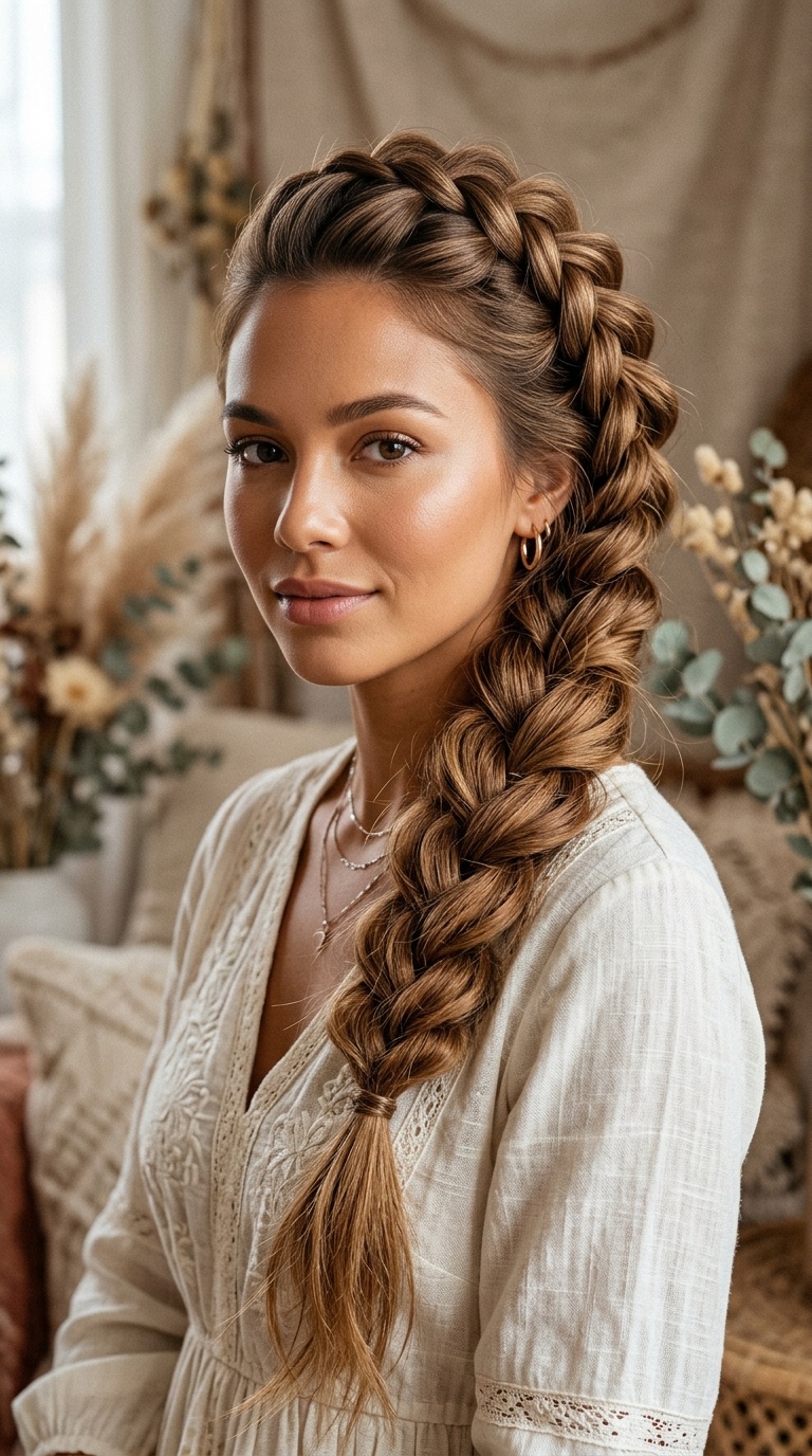 Pull-Through Braid with Massive Volume