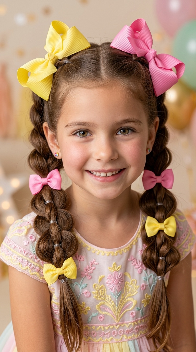 Pull-Through Braids with Oversized Bows