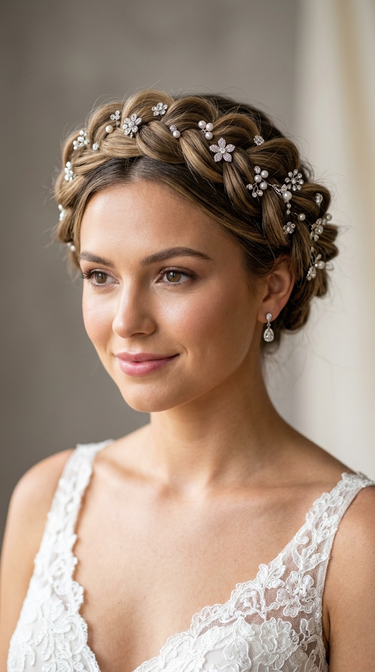 Pull-Through Crown with Jewels