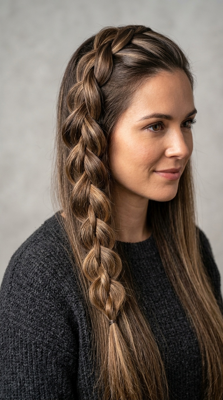 Pull-Through Dragon Braid