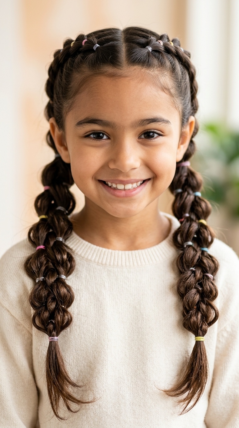 Pull-Through Faux Braids
