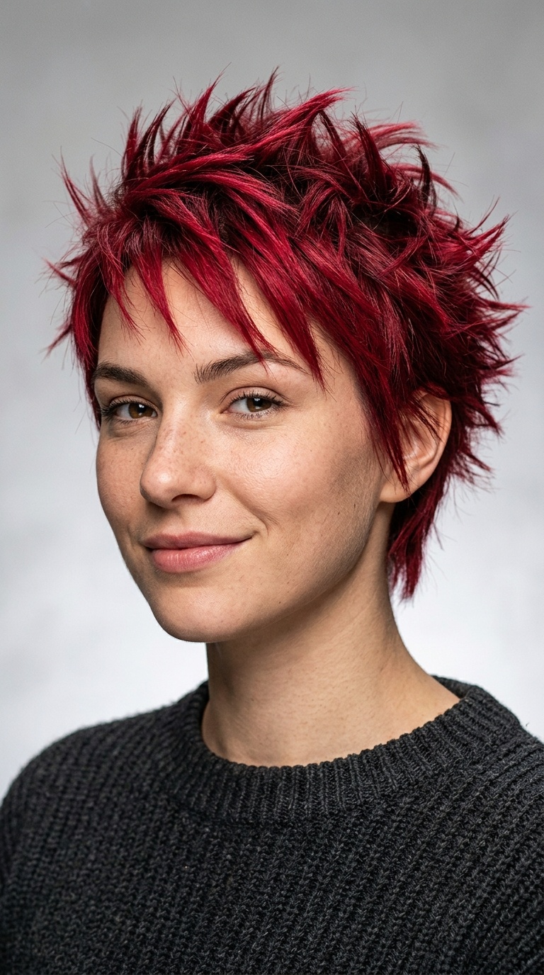Radical Red Micro-Spikes