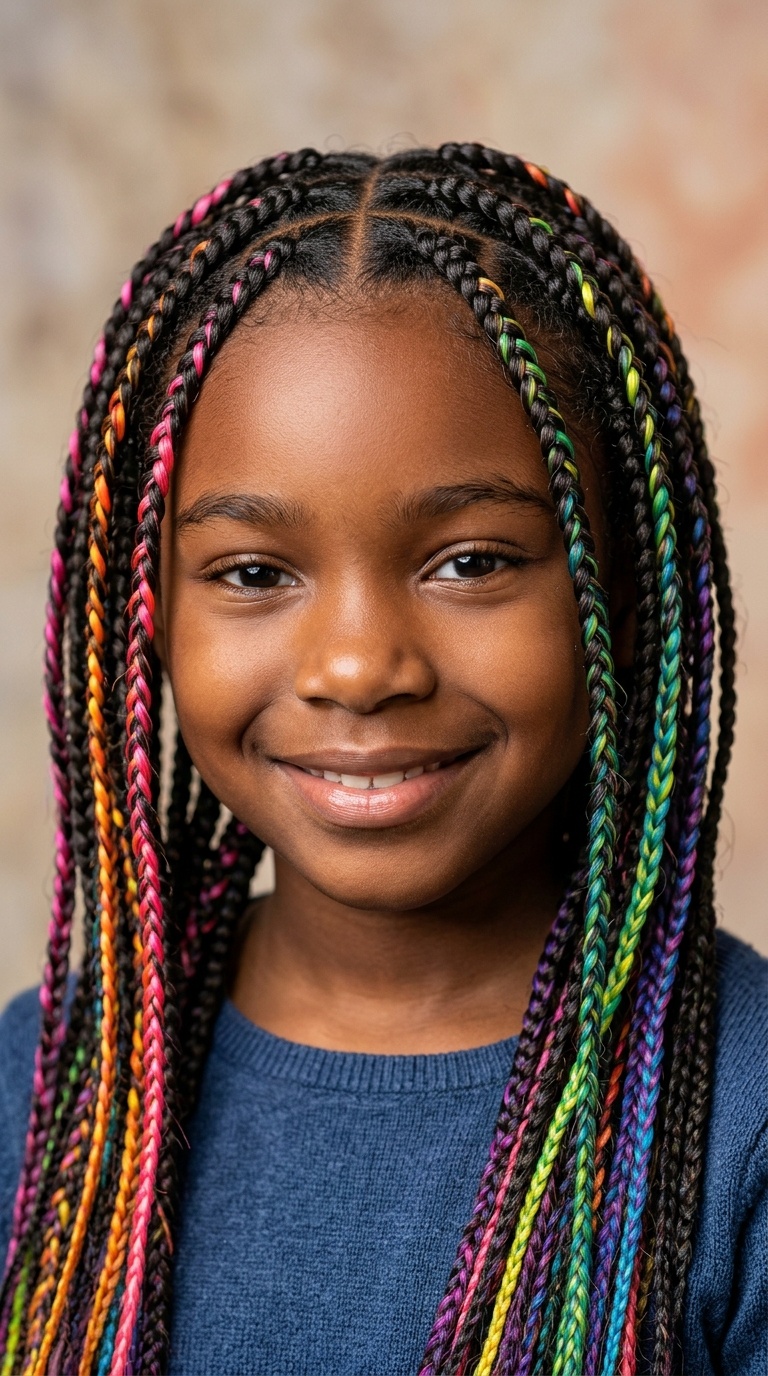 Rainbow Accent Streaks