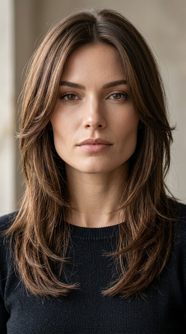 Razor-Cut Face-Framing Layers