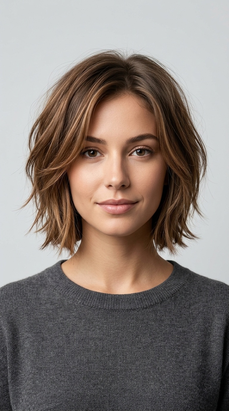 Razored Chin-Length Layers