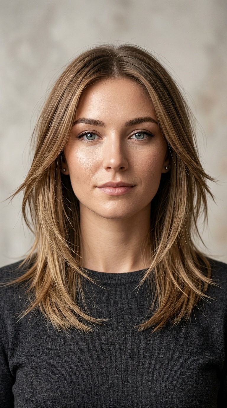 Razored Mid-Length Cut