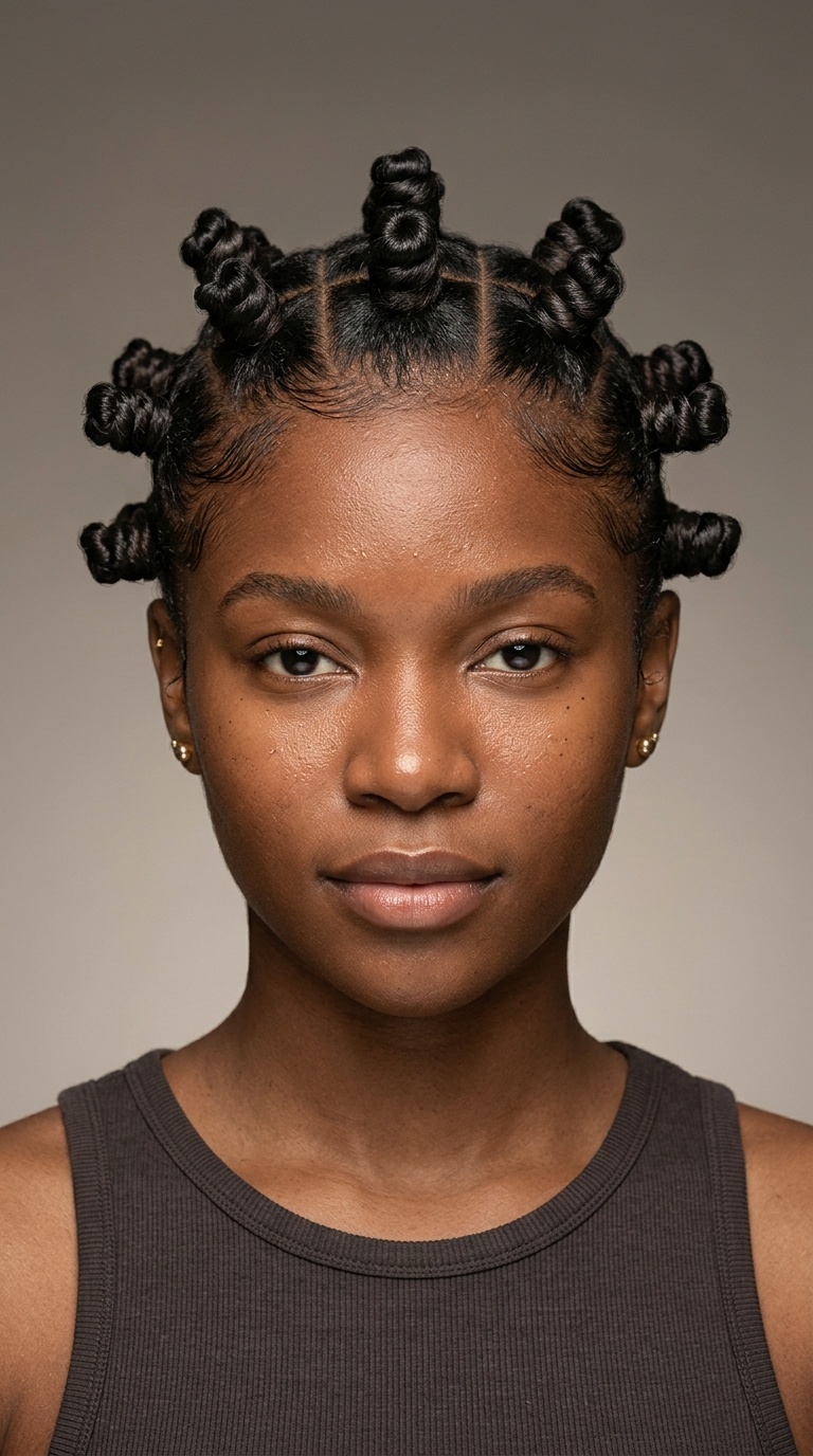 Rectangular Parted Bantu Knots